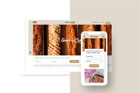 Send a Cake – eCommerce Website, Brand Identity, and Campaign Landing Page project