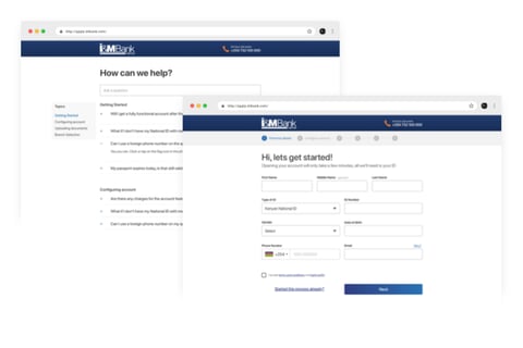 I&M Bank Application Portal (2018) project