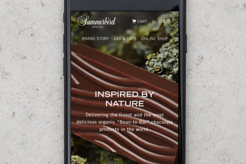 Summerbird - Online Shop + Brand Website project