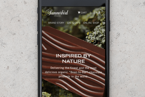 Summerbird - Online Shop + Brand Website project