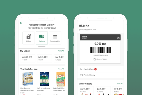 Grocery eCommerce Mobile App project