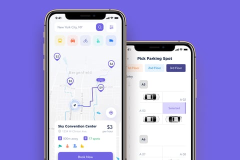 Convention Parking App | Fortune 500 Telecommunications Company project