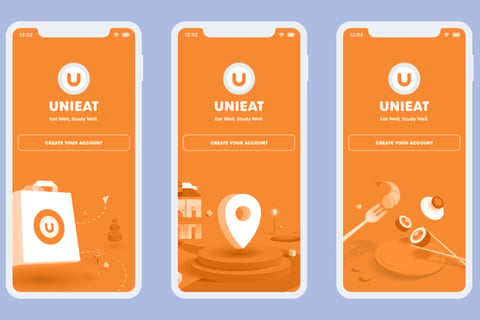 UniEat | Brand Identity, Social Media, Print, and Web Design project