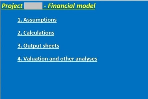 Financial Model for One of India's Leading eCommerce Players project