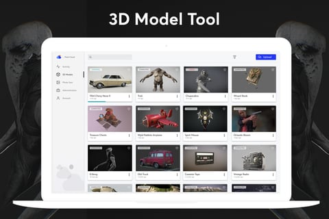 Enterprise Web App – 3D Models project