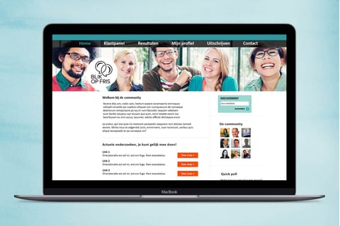 UI Design - Community Panel Website project
