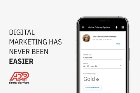 ADP Dealer Services – Advertising Online Ordering System SaaS project