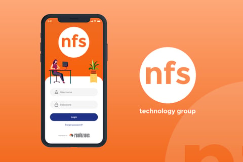 NFS Technology - Mobile Workplace Booking App Experience project