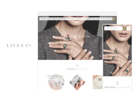 Liven.co | eCommerce Shop for Contemporary Fine Jewelry Line project