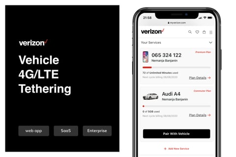 Verizon Vehicle 4G/LTE Tethering project