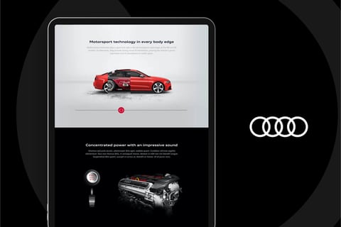 Audi Website - Q7 Immersive Interactive Campaign Page project