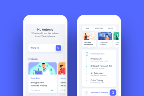 Estudio Education and Online Courses App project