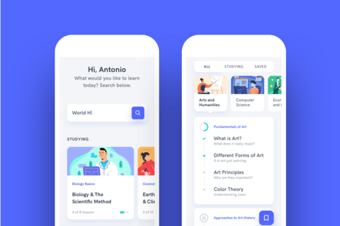 Estudio Education and Online Courses App project