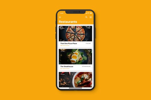 Restaurant Finder App project
