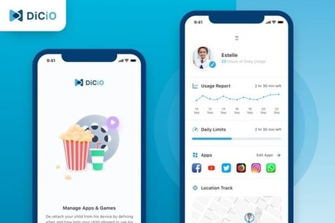 DICIO | Parental Control App Design project