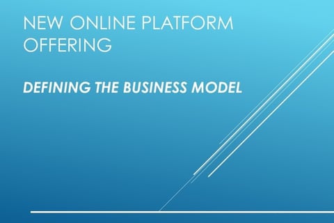 Business Model for New Product Offering project
