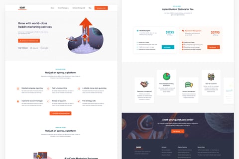 Soar | Website Design project