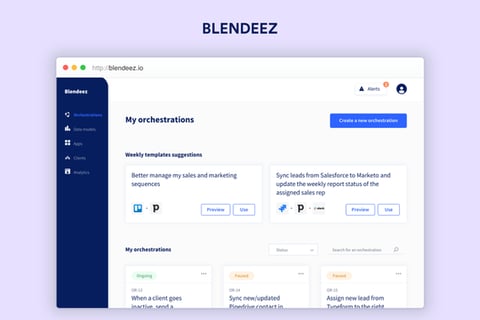 Blendeez | Designing an MVP to Build Powerful CRM Workflows project