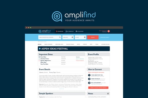 Amplifind | Find Your Audience project