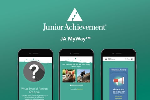Junior Achievement Student Center Redesign: JA MyWay™ project