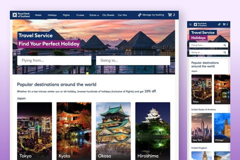 Royal Bank of Scotland: Web and Native App project