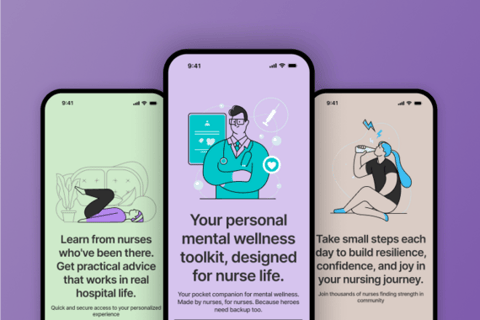 Brand and Product Concept for a Healthcare Learning App project