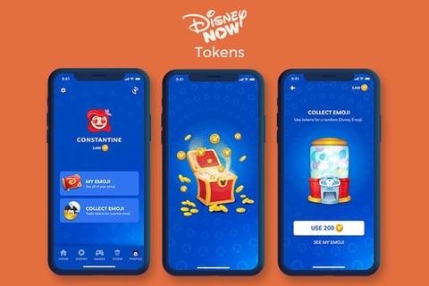 DisneyNOW Tokens project