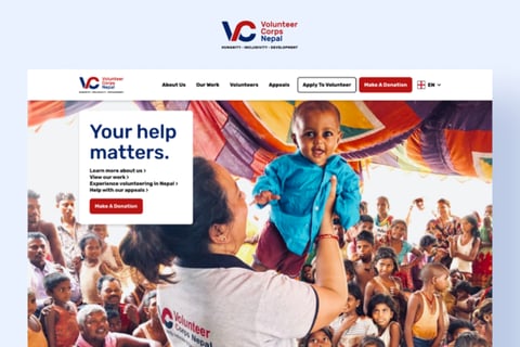 VCN: A Nepal-based NGO Website project