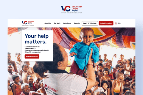 VCN: A Nepal-based NGO Website project