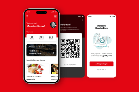 Supporting Digital Transformation with Loyalty App Design project