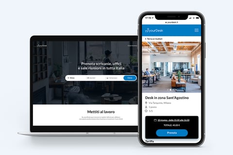 Crafting the Image and Digital Service of a Startup About Nomadic Work project