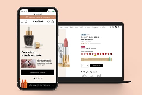 Elevating the Experience of a Beauty Brand with B2C eCommerce project