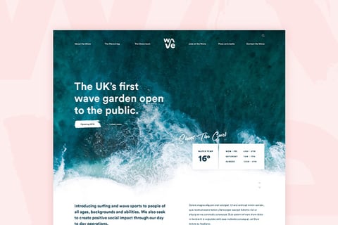 Creative Direction for The Wave project