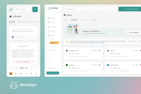 MeetEdgar: Social Media Scheduling Tool project