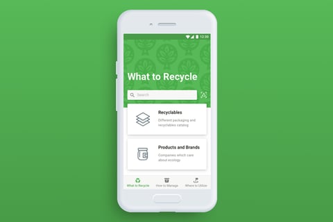 Mobile Assistant for Recycling project