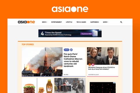 AsiaOne: A Southeast Asian News Website project
