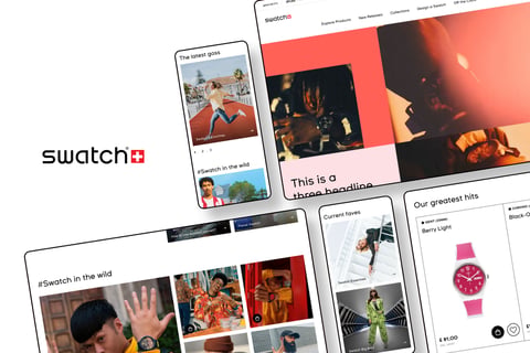SWATCH | Global eCommerce Redesign project