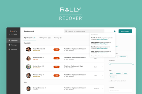 Patient Recovery Web App for Surgeons project