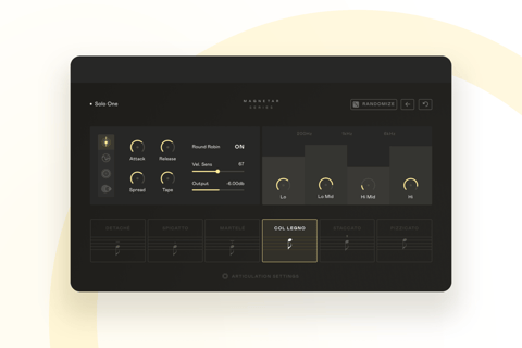 Magner Series: Cello | UI, UX, Illustration Design project