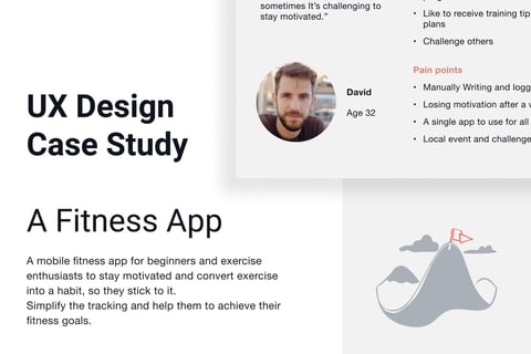 UX Design Case Study: A Fitness App project