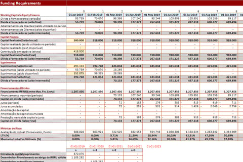 Budget and Funding Plan for Large Real Estate Developer project