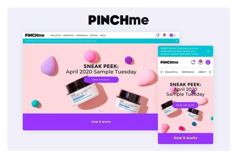 PINCHme UX/UI Rework project
