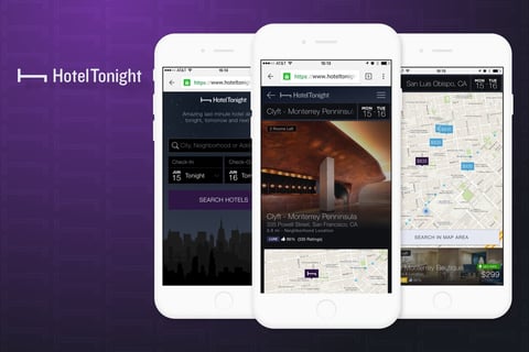 Last-minute Travel App for HotelTonight project