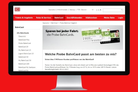Deutsche Bahn—Validating Hypotheses Through A/B Testing of a Booking Portal project