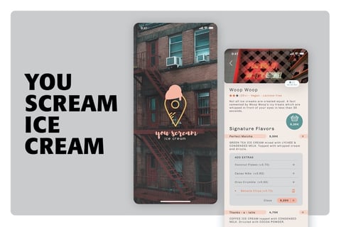 Ice Cream Delivery App project