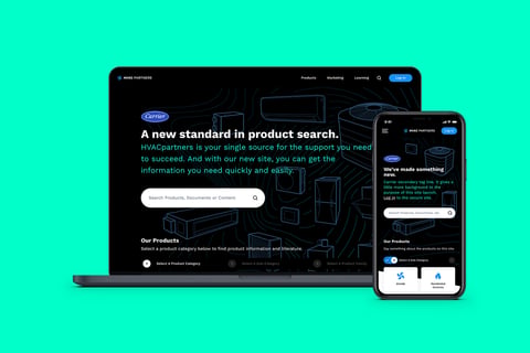Web Design for Carrier HVAC Partners project