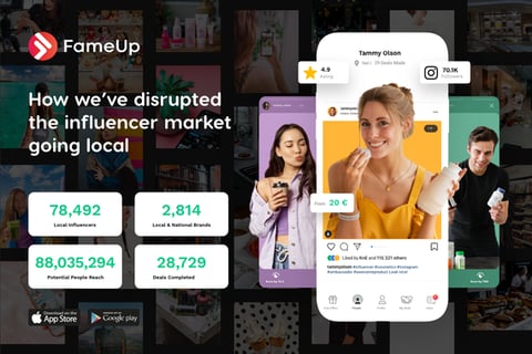 FameUp | Influencer Marketing Mobile App and Dashboard project