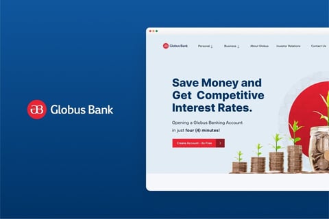 Redesigning the Globus Bank Landing Page project