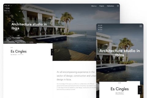 Pep Torres Studio: Developing the Digital Identity for An Architecture Studio Based in Ibiza. project