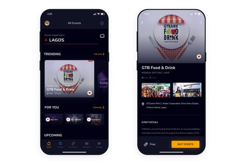 The Hangout | A Social Hangout Application to Purchase Event Tickets project